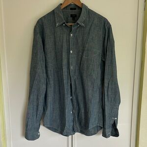 J. Crew Denim Blue Casual Shirt